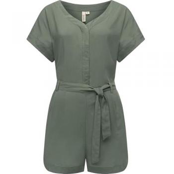 Grüner Ragwear Overalls Jumpsuit Salwin Solid – Damen XXL