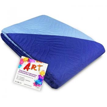 Couvre-lit Matelassé Couleur Unie 1 Place Bleu