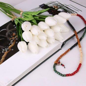 Tulipanes de Látex con Sensación Real – Ramo Decorativo 10Uds
