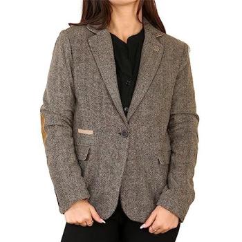 TruClothing Light Brown Tweed Blazer (Herringbone)