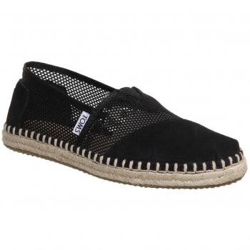 TOMS Classic Mesh Sneaker für Damen, schwarz, 6M