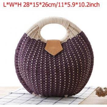Boho Rieten Schoudertas