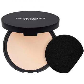 BareMinerals Barepro 24HR Skin‑Perfecting Powder Foundation, mattes gepresstes Puder-Foundation, volle Deckkraft mit pflanzlichem Squalen, Oil Control