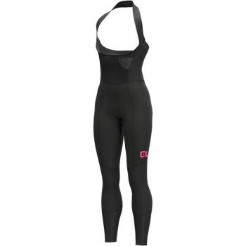 Cuissard Long Alé R-EV1 Noir Rose Fluo pour Femme