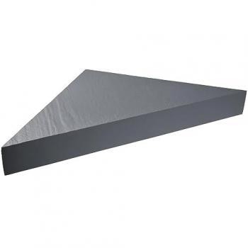 Banc d'angle pour douche finition ardoise 53 cm