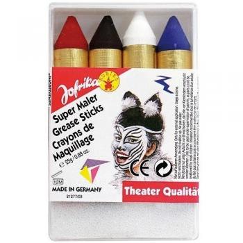 Schminken mit Supermaler Vierfarben Paket