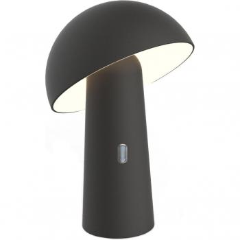 Shitake Lampada da tavolo con batteria ricaricabile. Luce calda a led. Prodotto in Spagna