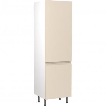Modern Kitchen Storage Solution: 70/30 Fridge and Freezer Tower with a Smooth J-Pull Door