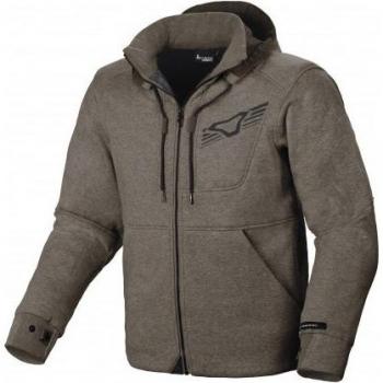 Macna District Giacca Moto Textil Grigia