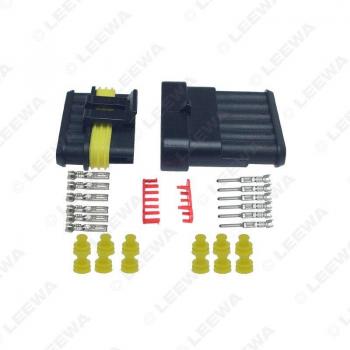 Feeldo Conector de Potencia Vehicular 1‑6 Pinos