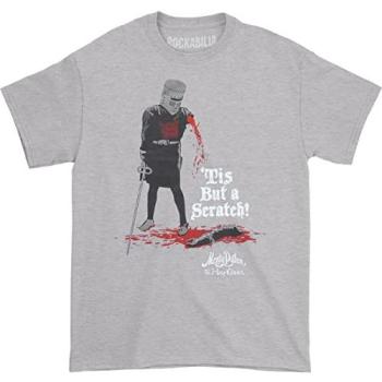 Monty Python XXL Grey “Tis But A Scratch” Men’s T‑Shirt