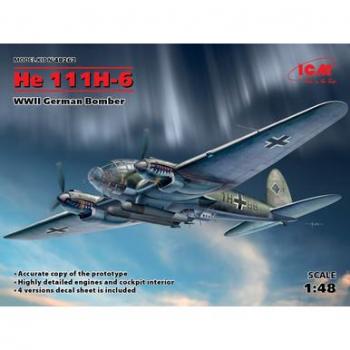 He111 H-6 1:48 Plastic Aircraft Model – ICM #48262