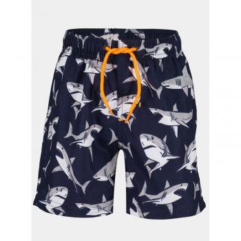 Blue Seven Shorts di Spiaggia Blu Scuro Regular Fit