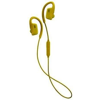 JVC HA‑EC30BT « AE Wireless » – Écouteurs Sport Intra‑Auriculaires Jaunes, Bluetooth, télécommande intégrée