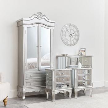 Tiffany Range Chest of Drawers with Mirrored Closet
