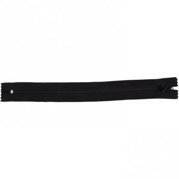 Black Nylon Closed End Coil Zipper 10pcs