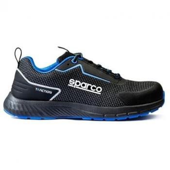 Chaussures de Sécurité Noir/Bleu Sparco Traction 44