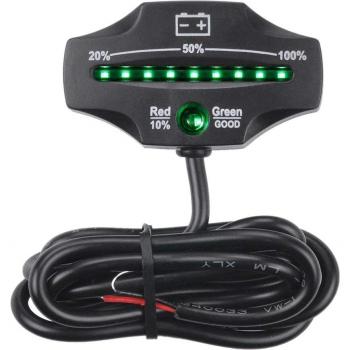 Marine and Motorcycle Battery Level Indicator