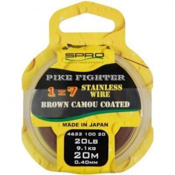 SPRO Vorfachschnur Spro Hechtkämpfer 1x7 beschichtet 20m