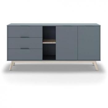 Pisco Calicosy Buffet Vert Kaki 2 Portes 2 Niches – 165 cm