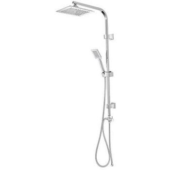 Colonna doccia design quadrato in acciaio inox