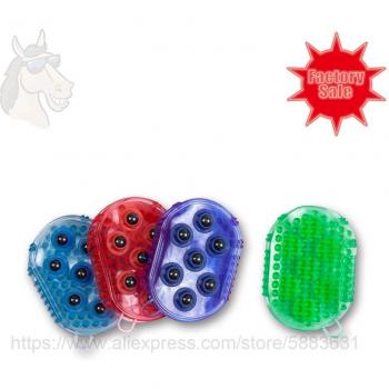 Peigne de massage pour cheval 33 avec boules magnétiques