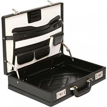 Mallette Élégante Tassia Noir PU Extensible