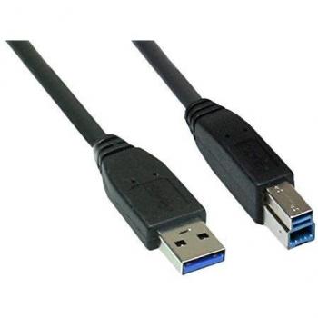 USB 3.0 Anschlusskabel A-B, schwarz, 1m, Good Connections®