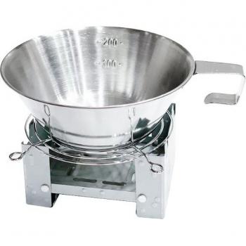 Set Camping: Olla Mini y Estufa de Combustible Sólido