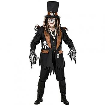 Widmann Horror Voodoo Meister Herrenkostüm Schwarz XXL (falls verfügbar)
