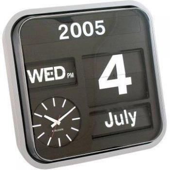 Karlsson Big Flip Kalenderuhr 43 cm