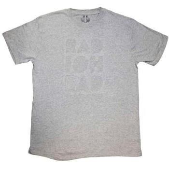 Grey XL Radiohead Note Pad Cut Out Graphic Shirt