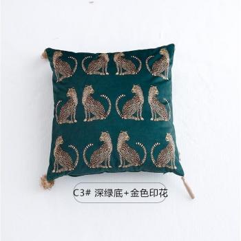 Funda de cojín con diseño animal europeo