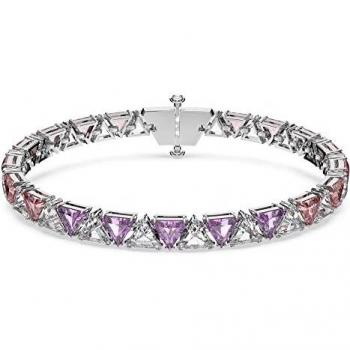 Pulsera Ortyx Swarovski con Circonitas Rosas y Violetas