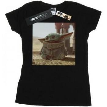 T-shirt en coton Star Wars Femme Le Mandalorien Le Petit Enfant