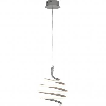 Grey Swirl LED Pendant Light
