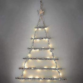 Luz Navideña Liangzai Árbol de Tronco Brillante 40 LED Blanco