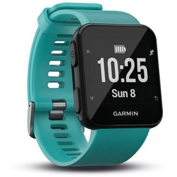 GPS‑Enabled Garmin Forerunner 30 with Wrist Heart Rate – Turquoise