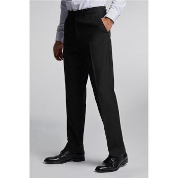 Vintage Elegant Black Slim Fit Men's Dinner Trousers