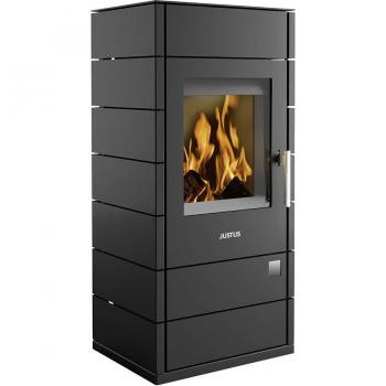 Poêle à bois Justus Tova (W+) 6 kW Acier Noir