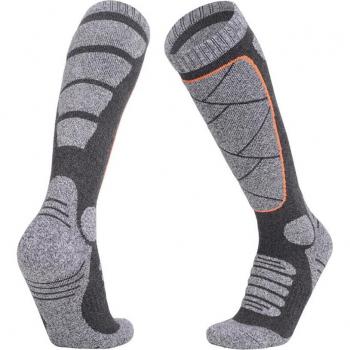 Chaussettes de Ski à Tube Long, 1 paire, chaudes, épaisses, pour alpinisme et sports de plein air