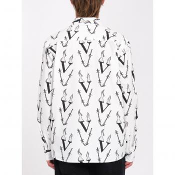Volcom Fergadelic Shirt Color Blanco