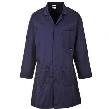 Bata de laboratorio hombre azul marino talla XL