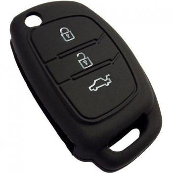 3 Button Silicone Remote Key Cover for Hyundai Models: Avante, Porter, Grandeur, Sonata, Santafe, I30, HB20, Solaris, Ix35