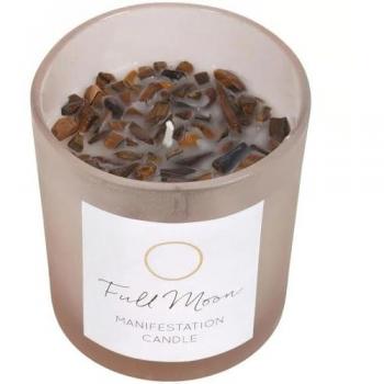 Eucalyptus Candle with Tiger's Eye