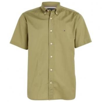 Tommy Hilfiger Kurzarmhemd »FLEX POPLIN RF SHIRT S/S«, mit Hemdblusenkragen