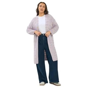 Elegant Lilac Stripe Maxi Sweater – Female Size 22/24