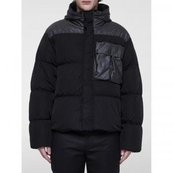C.P. Company Men's Black Eco-Goggle Down Jacket – Size 42/Regular