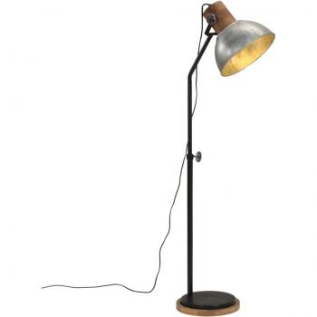 Vintage Silberne Stehleuchte 25 W 30x30x100-150 cm E27 vidaXL