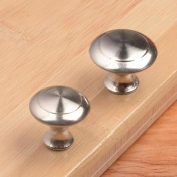 Manijas Redondas de Acero Inoxidable con Tornillo, 10 Uds para Puertas y Cajones, Tamaño S/L